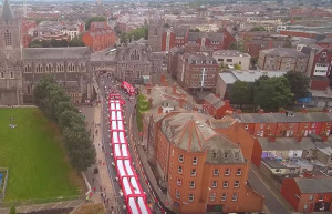 The water slide will run all the way down Winetavern Street. © 98FM / youtube - YourDaysOut
